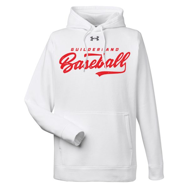 Dugout Men's Under Armour Pullover Hoodie White