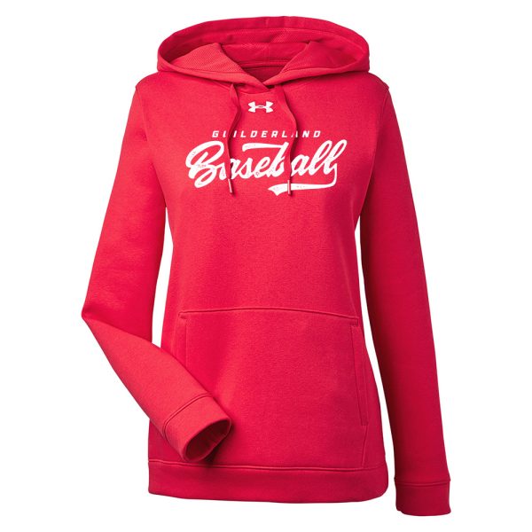 Dugout Women's Under Armour Pullover Hoodie Red