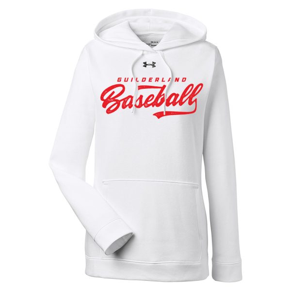 Dugout Women's Under Armour Pullover Hoodie White