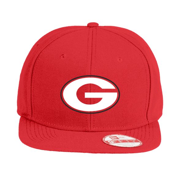 Guilderland Baseball New Era Flat Brim Snapback Hat Red