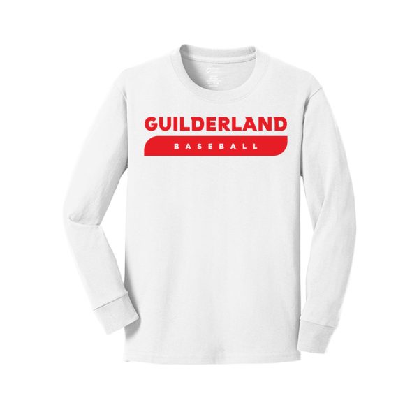 Championship Youth Long Sleeve Tee White