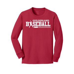 Walk-Off Youth Long Sleeve Tee Red