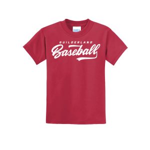 Dugout Youth Short Sleeve Blend Tee Red