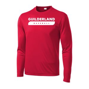 Championship Men's Long Sleeve Performance Tee Red