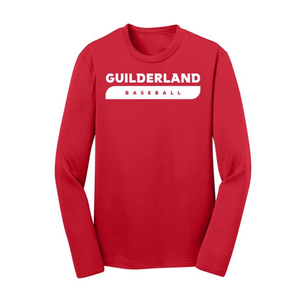 Championship Youth Long Sleeve Performance Tee Red