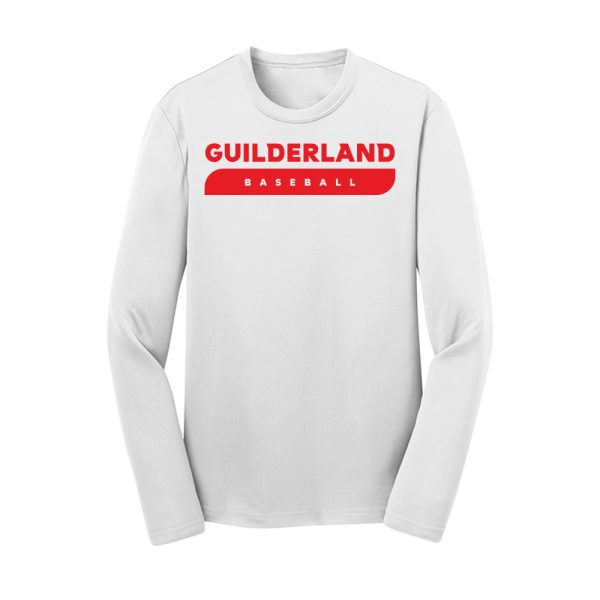 Championship Youth Long Sleeve Performance Tee White