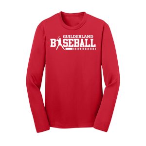 Walk-Off Youth Long Sleeve Performance Tee Red